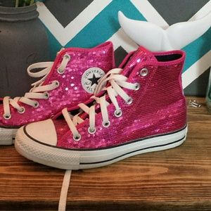 Sequin high tops